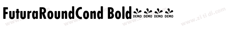 FuturaRoundCond Bold字体转换